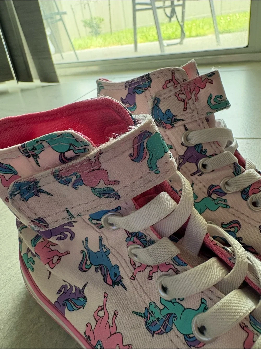 Converse  All Star 1V Hi Unicorns High-Top Sneakers – Girls Size 3